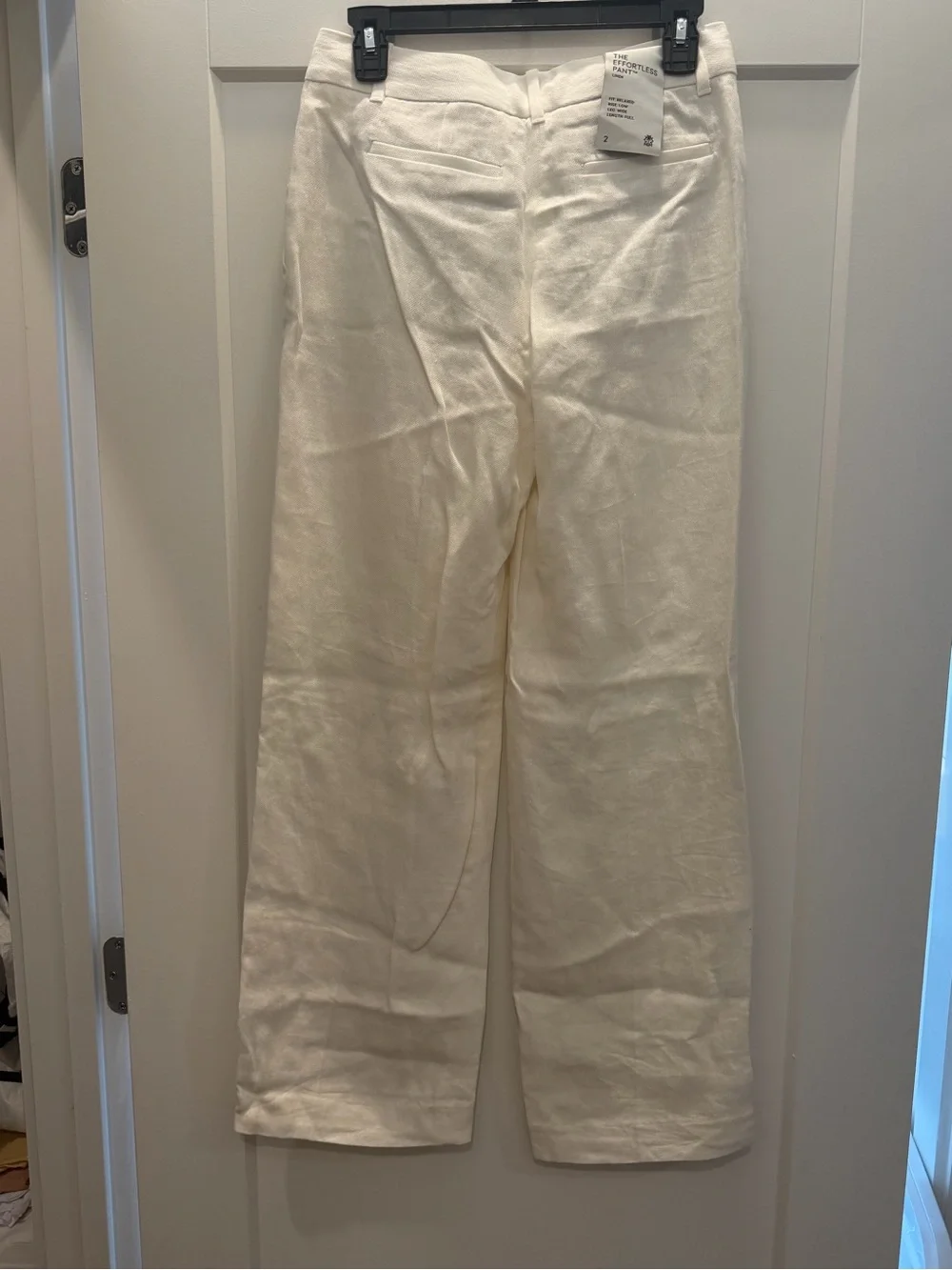 NWT Aritzia Effortless Linen Lo-Rise Pant Sz 2